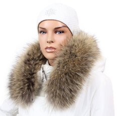 Kožešinový lem na kapuci - límec mývalovec M 01/55 (75 cm)