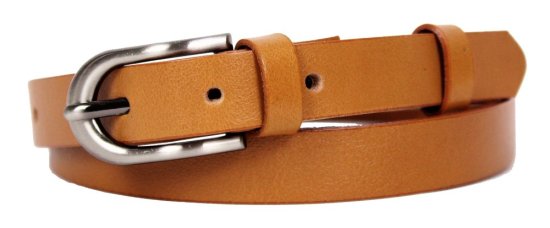 Dámský kožený opasek 2186-33 pískový