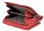 Dámska kožená peňaženka 261420 červená + čierna