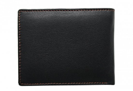 Pánská kožená peněženka SG 2614538 černá koňak 2