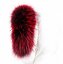 Kožušinový lem na kapucňu - golier medvedíkovec červený M 14/16 (60 cm) 2
