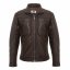 Pánská kožená bunda GERO brown - velikost: L