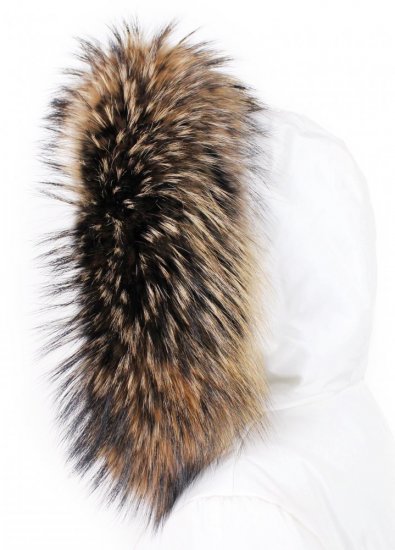 Fur trim on the hood - raccoon collar snowtop M 35/41 (70 cm) 2