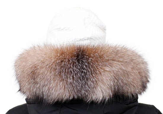 Kožešinový lem na kapuci - límec liška bluefrost wolf LBW 01/11 (50 cm) 2