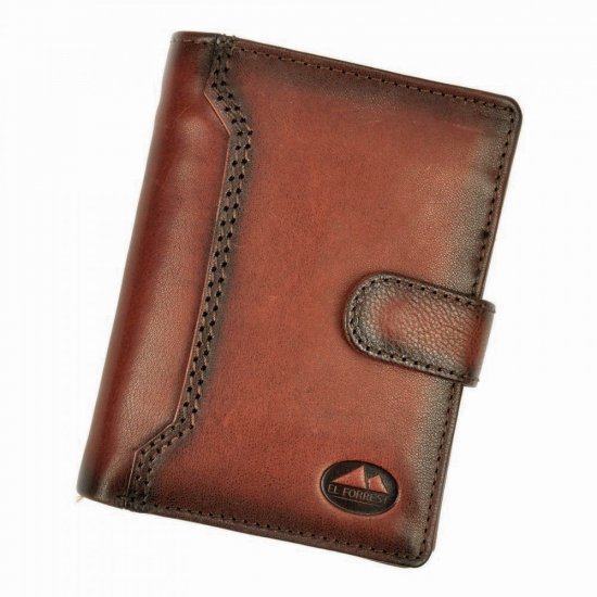 Pánska kožená peňaženka El Forrest 2988-29 RFID hnedá
