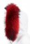Fur trim on the hood - red raccoon collar M 14/9 (70 cm) 2