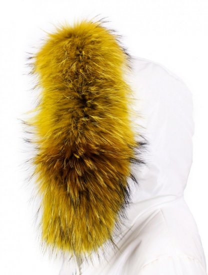 Fur trim on the hood - raccoon collar M 119/9 (65 cm) 2