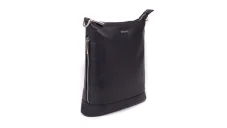 Dámská kožená taška přes rameno SG-29060 černá - boční pohled