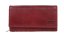 Dámska kožená peňaženka B-D204 RFID červená - predná strana