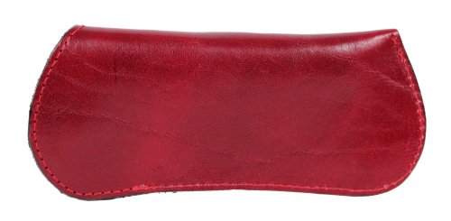 Kožené puzdro na okuliare  SC REN bordo